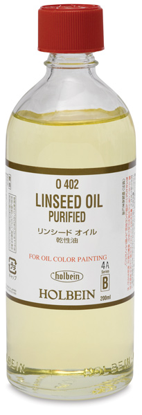 Holbein　Michaels　Oil　ml　Purified　Bottle　Linseed　200